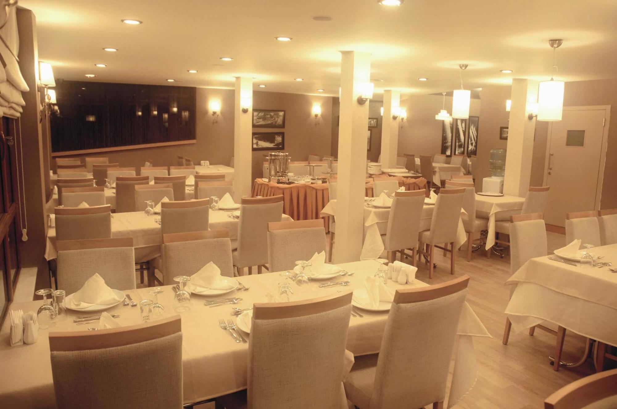 אנקרה Hotel Abro Necatibey מסעדה תמונה